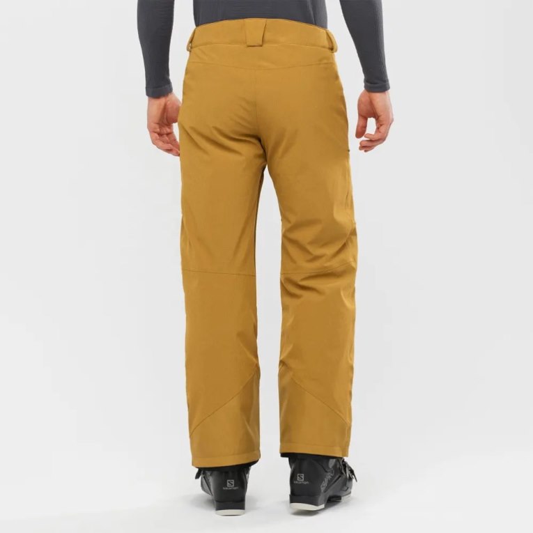 Salomon Untracked Men's Ski Pants Brown | CA 15X63